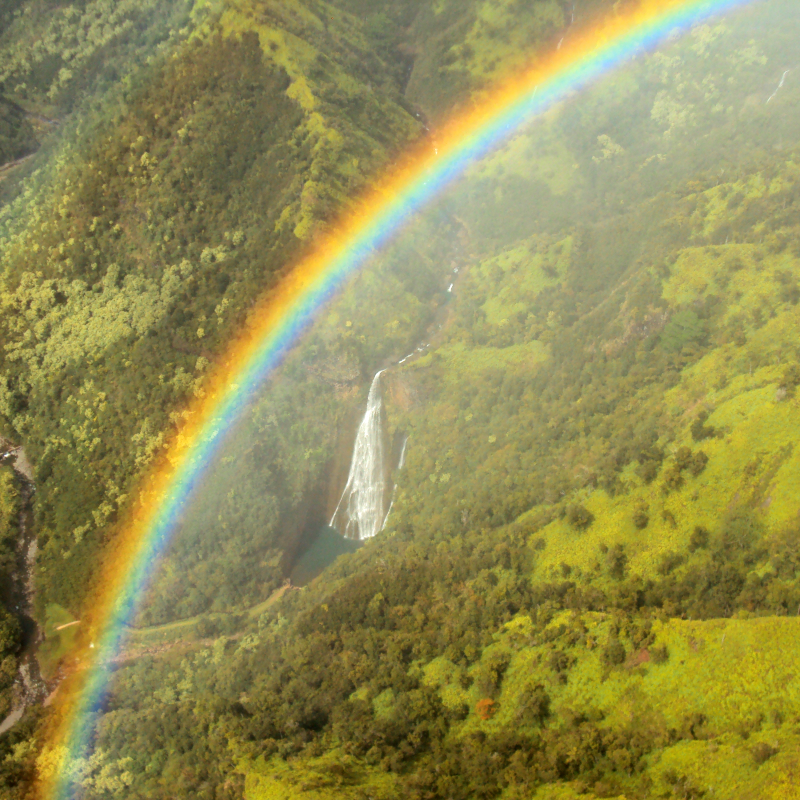 Jurassic Falls, Hanalei Valley