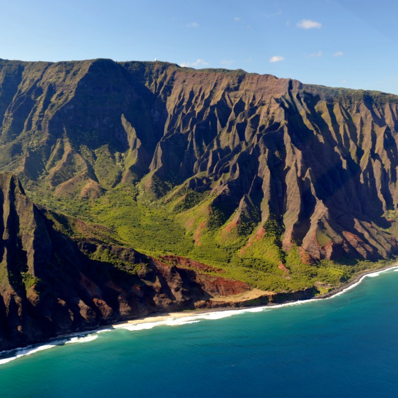 Na Pali coast on Kauai, Hawaii
